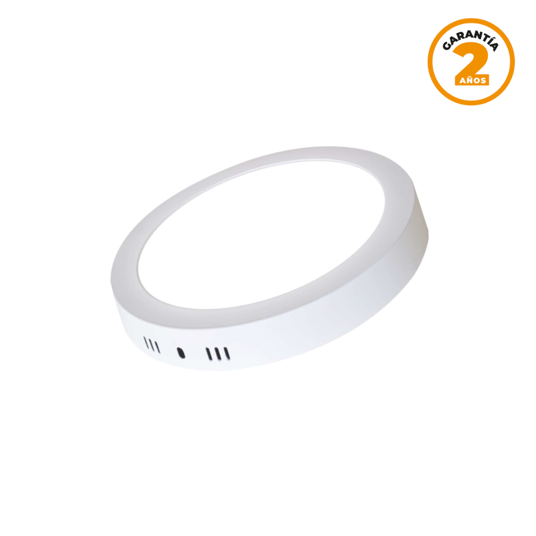 Panel LED NR sobrepuesto Redondo Blanco | 18W