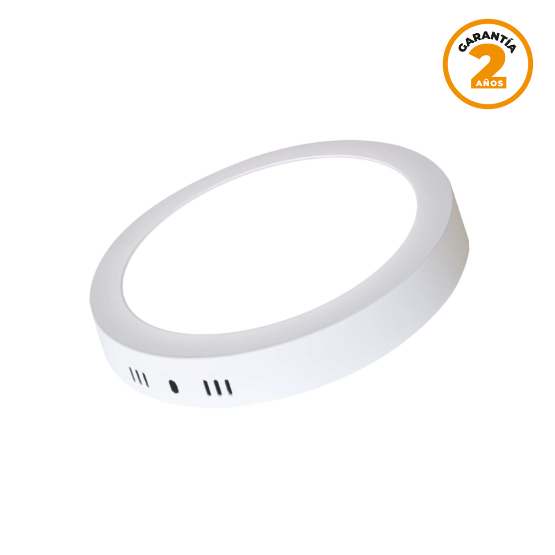 Panel LED NR sobrepuesto Redondo Blanco | 24W