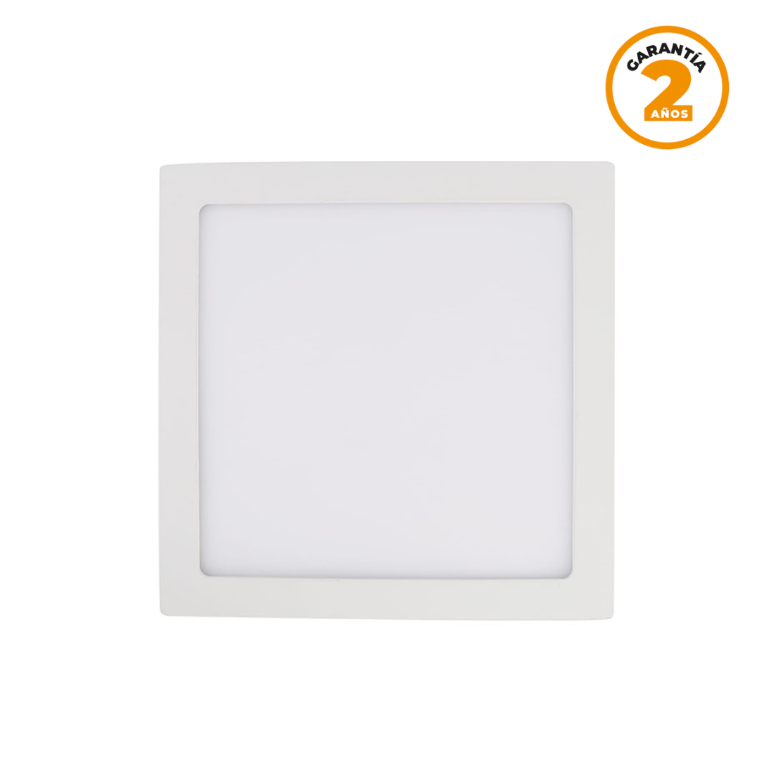Panel LED PRO sobrepuesto Cuadrado Blanco | 24W