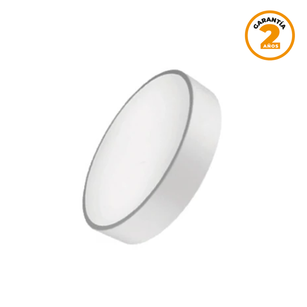 Panel LED PRO sobrepuesto Redondo Blanco | 30W Sin Borde