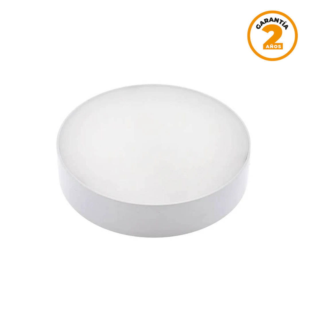 Panel LED PRO sobrepuesto Redondo Blanco | 30W Sin Borde